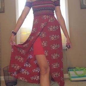 Altar'd state flower high low dress